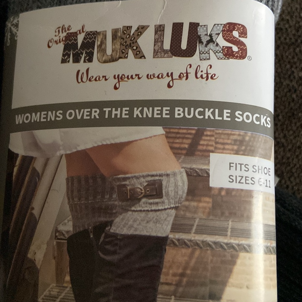 NWT MUK LUKS 3 pairs over the knee boot socks - Picture 2 of 7
